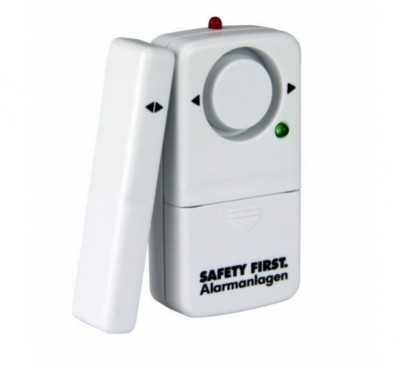 Fensteralarm Safety First inkl. Batterien (Weiß)