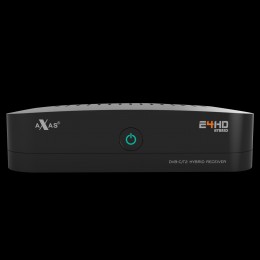 Axas E4HD Hybrid Full HD Linux HbbTV Kabel Receiver Schwarz