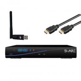 BWare RX8900 HD Combo Sat/ DVB-T2 H.265 Full HD + Wifi Stick