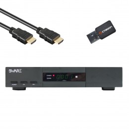 BWare HK490 CA 1080p Full HD LAN Sat Receiver + WiFi + HDMI