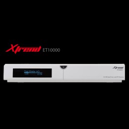 Xtrend ET 10000HD 3xDVB-S2 1xDVB-C/T2 Quad Linux HbbTV Weiß 500GB HDD